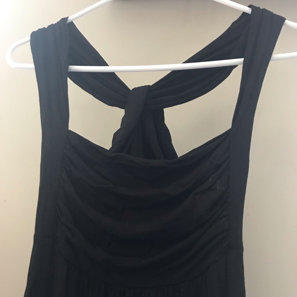 Black cotton dress